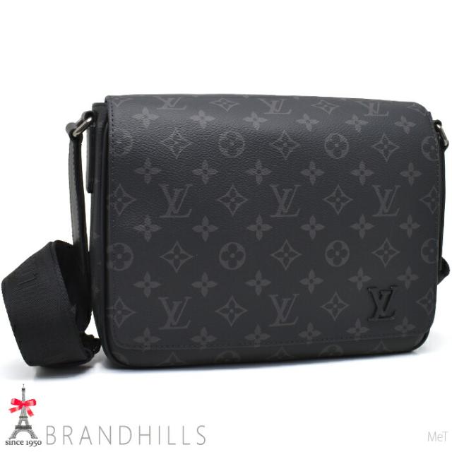 ルイヴィトン ショルダーバッグ メンズ ディストリクトPM NV3 モノグラム エクリプス M46255 LOUIS VUITTON 極美品 【中古】