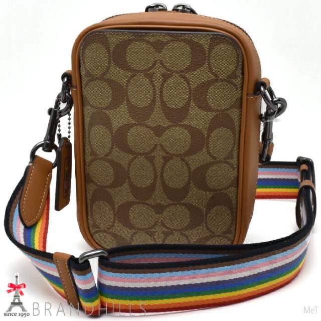 コーチ ショルダーバッグ スタントン プライド パッチ シグネチャー