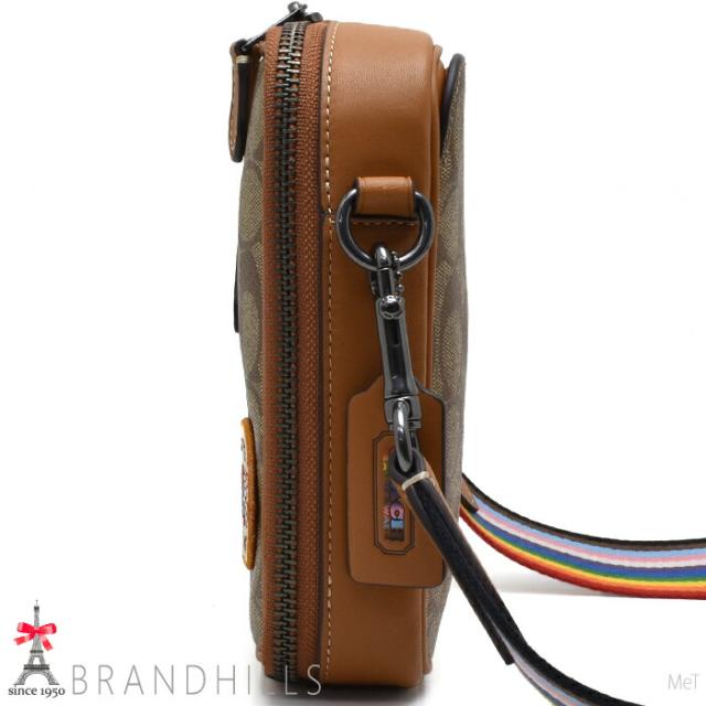 コーチ ショルダーバッグ スタントン プライド パッチ シグネチャー