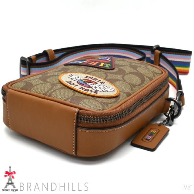 コーチ ショルダーバッグ スタントン プライド パッチ シグネチャー