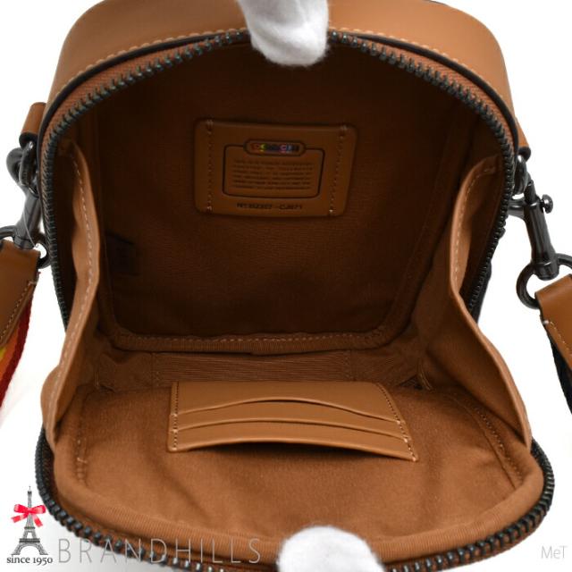 コーチ ショルダーバッグ スタントン プライド パッチ シグネチャー PVC カーキ マルチ CJ671 COACH 未使用品 【中古】 コーチ ショルダーバッグ スタントン プライド パッチ シグネチャー