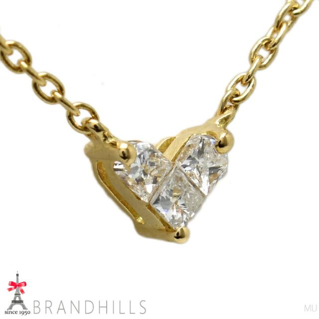 スタージュエリー ダイヤモンド 0.10ct ネックレス K18金 750YG  
