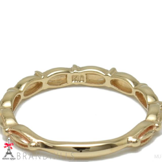 石*屋様 agete SV ピンキーリング 5号 ゴールド アガット agete ピンキーリング 指輪 K10YG 5号 ゴールド 石*屋様