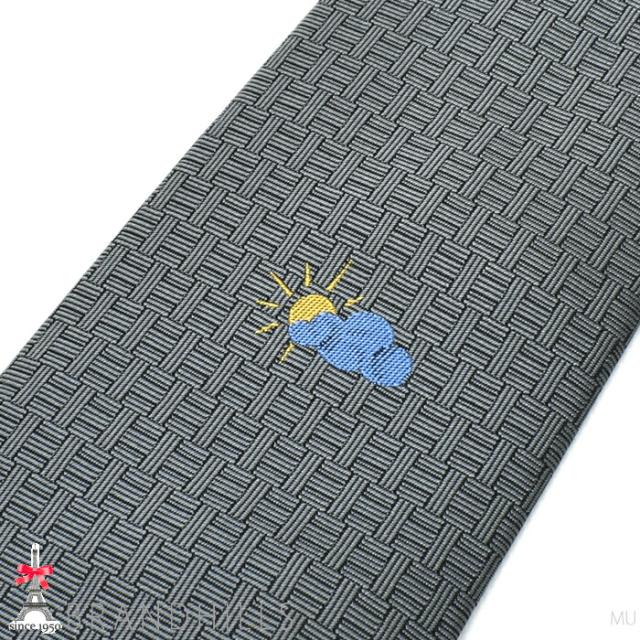 エルメス ネクタイ メンズ シルク100% グレー H織り 剣先幅8cm H428832T HERMES ほぼ未使用 【中古】 エルメス ネクタイ メンズ シルク100% グレー H織り 剣先幅8cm