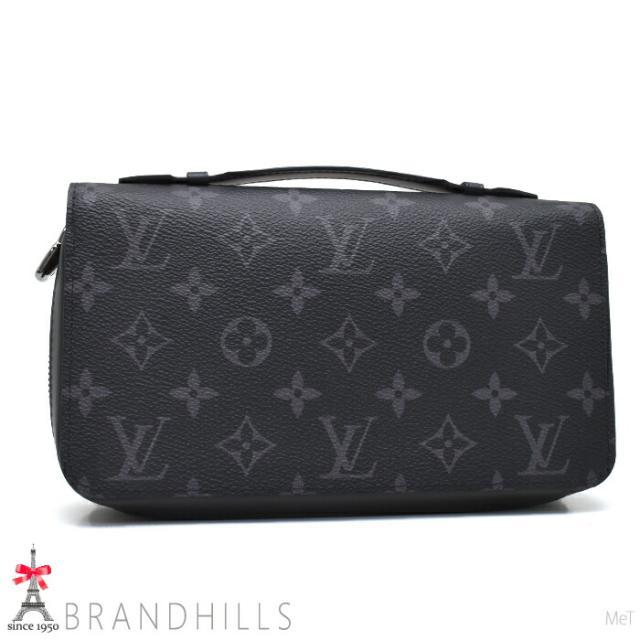 ルイヴィトン 長財布 メンズ ジッピーXL モノグラム エクリプス