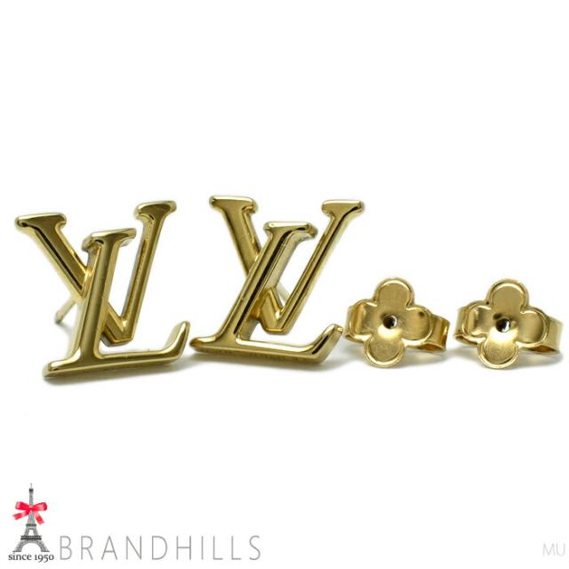 ルイヴィトン ピアス LV アイコニック ゴールド M00743 LOUIS