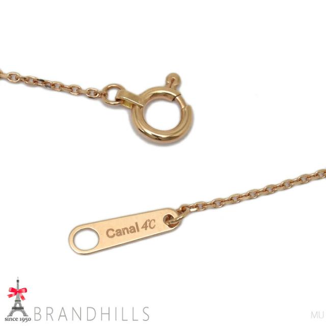 4℃ ヨンドシー ダイヤモンド ネックレス ホースシュー K18金 750PG