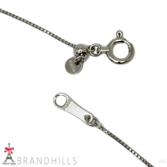 ☆極美品 4℃ Pt850 ダイアモンドペンダントネックレス 3.7g☆ 4℃ Pt850 ダイヤモンドペンダントネックレス シルバー ダイヤモンド