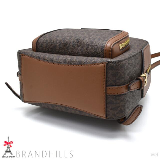 マイケルコース バックパック PVC レザー ブラウン 2WAY ミニリュック 35T2G8TB1B MICHAEL KORS 未使用新品 【中古】