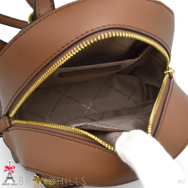 マイケルコース バックパック PVC レザー ブラウン 2WAY ミニリュック 35T2G8TB1B MICHAEL KORS 未使用新品 【中古】