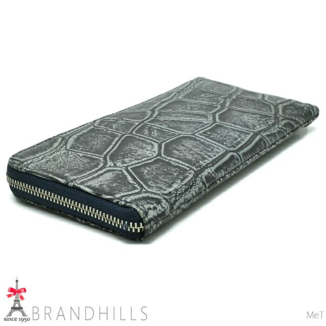 ネイビー クロコダイル　長財布 藍染クロコダイル - 【公式ショップ】東京クロコダイル