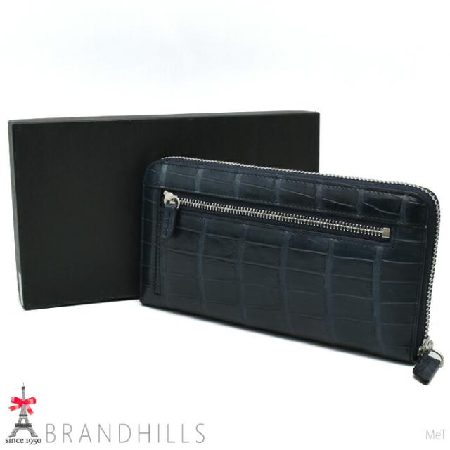 クロコダイル 長財布　新品　限定品　三京商会　マット sankyo shokai（三京商会） クロコダイル 長財布 レディース マット