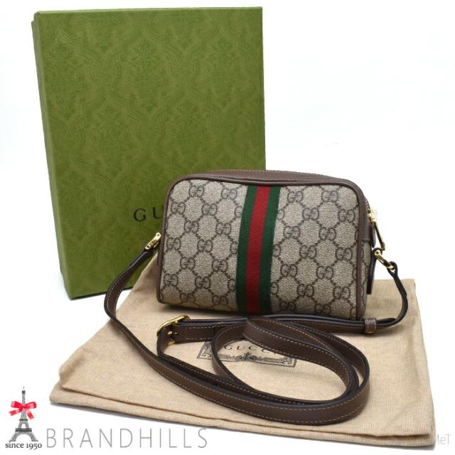 グッチ ミニ ショルダーバッグ レディース オフディア GGスプリーム