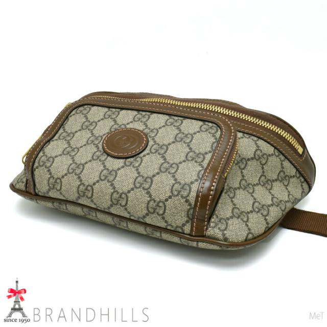 グッチ ベルトバッグ メンズ レディース GGスプリーム ベージュ