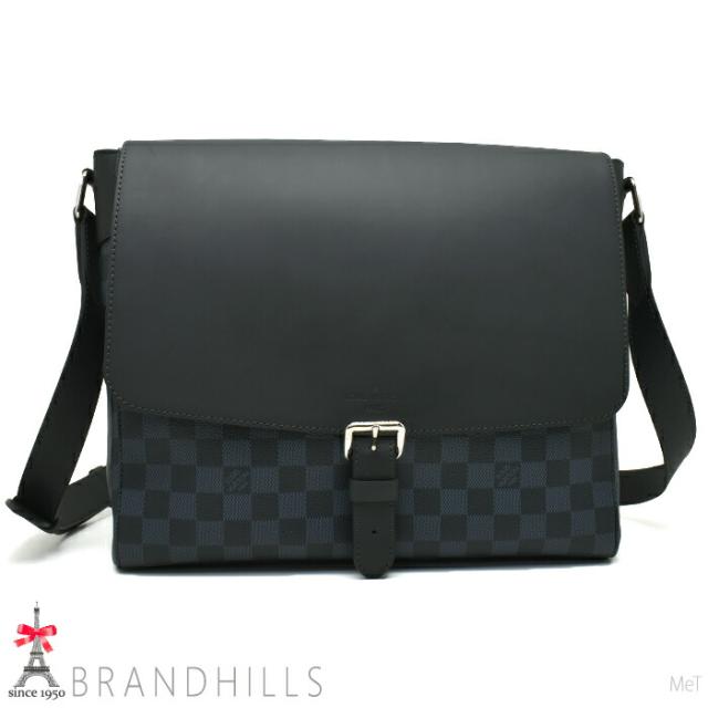 ルイヴィトン ショルダーバッグ ニューポート メッセンジャーMM ダミエ コバルト N41585 LOUIS VUITTON 極美品 【中古】