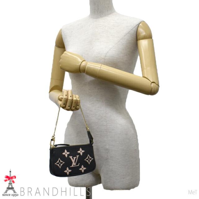 ルイヴィトン ミニポシェット アクセソワール バイカラー モノグラム