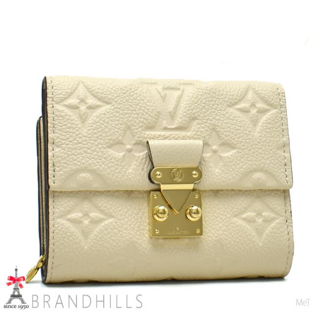 ルイヴィトン ポルトフォイユ メティス コンパクト モノグラム アンプラント クレーム M81071 LOUIS VUITTON ほぼ未使用 【中古】
