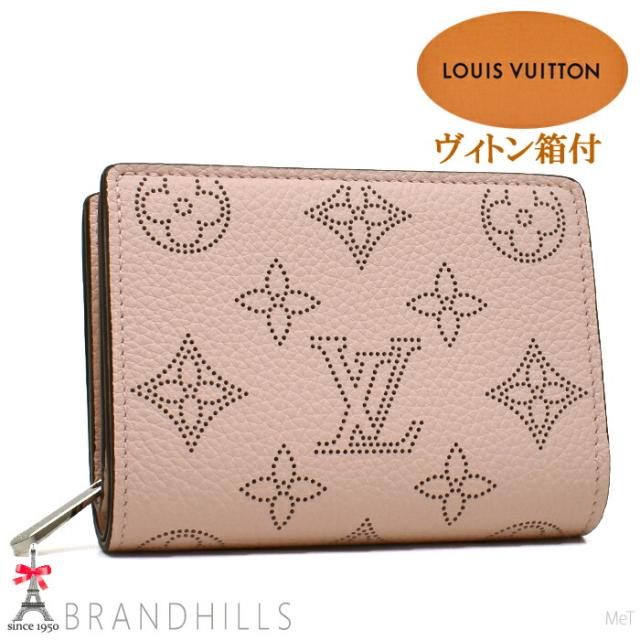 ルイヴィトン 財布 二つ折り ポルトフォイユ クレア マヒナ ローズジャスミン コンパクト M82758 LOUIS VUITTON ほぼ未使用 【中古】