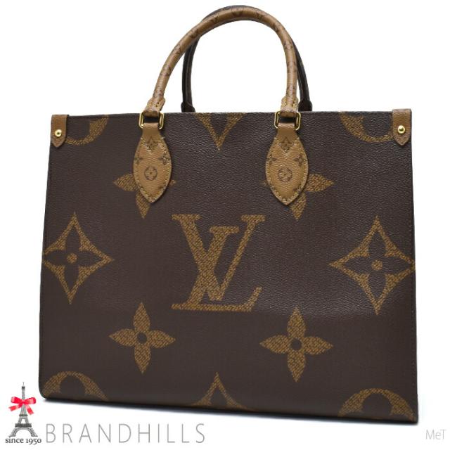ルイヴィトン トートバッグ オンザゴーMM モノグラム ジャイアント リバース M45321 LOUIS VUITTON 未使用品 【中古】