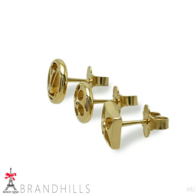 良品 ルイヴィトン 現行 ピアス クレイジーインロック ゴールド M00395 ルイヴィトンクレイジーインロック ゴールド レディース メタル ピアス