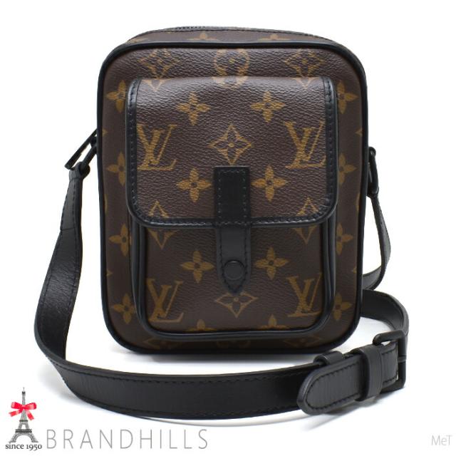 ルイヴィトン ショルダーバッグ クリストファー ウェアラブル ウォレット モノグラム マカサー M69404 LOUIS VITTON 美品 【中古】