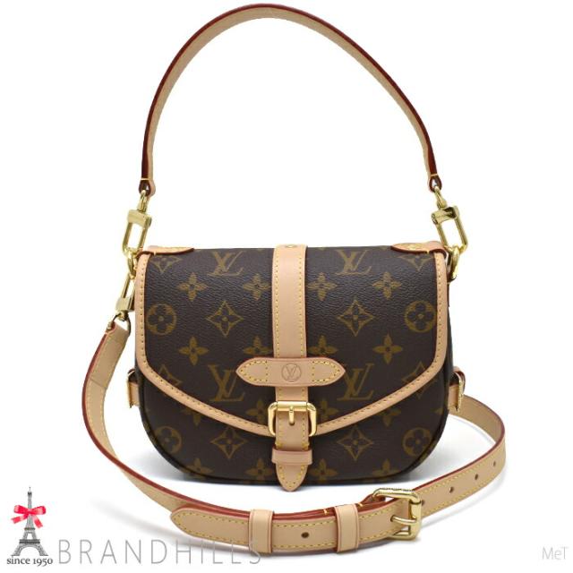 ルイヴィトン ハンドバッグ レディース ソミュールBB モノグラム 2WAY ショルダー M46740 LOUIS VUITTON ほぼ未使用 【中古】