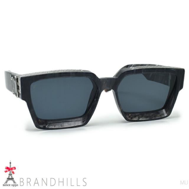 ルイヴィトン サングラス 1.1 ミリオネア グリ 58□17-145 Z1326E LOUIS VUITTON ほぼ未使用 【中古】