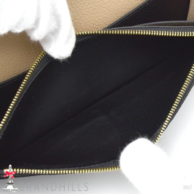 ルイヴィトン 長財布 ポルトフォイユ エミリー モノグラム アンプラント ノワール M62369 LOUIS VITTON 美品 【中