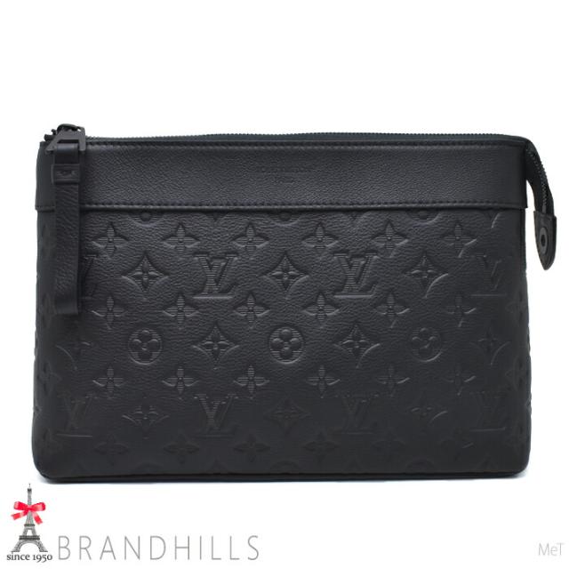 ルイヴィトン  ポシェット ヴォワヤージュ スープル モノグラム シャドウ M82545 LOUIS VUITTON ほぼ未使用 【中古】