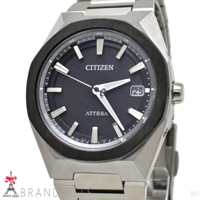 シチズン 腕時計 メンズ アテッサ ACT Line エコドライブ電波 CB3044-55E H128-00CWT01 CITIZEN 極美品 【中古】