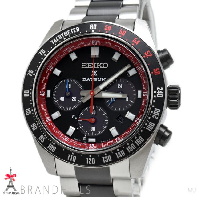 セイコー 腕時計 プロスペックス スピードタイマー ソーラー ダットサン240Z コラボ SBDL121 V192-0AR0 SEIKO 極美品 【中古】
