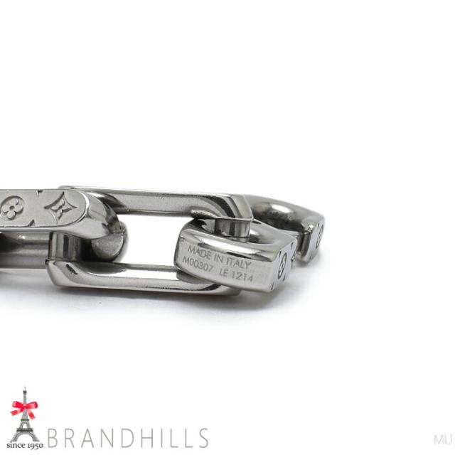 ルイヴィトン ネックレス チェーン モノグラム メタル シルバー M00307 LOUIS VUITTON 良品 【中古】_8