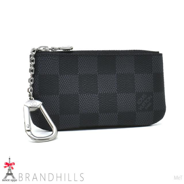 ルイヴィトン コインケース キーケース ポシェット クレ ダミエ グラフィット N60155 LOUIS VUITTON ほぼ未使用 