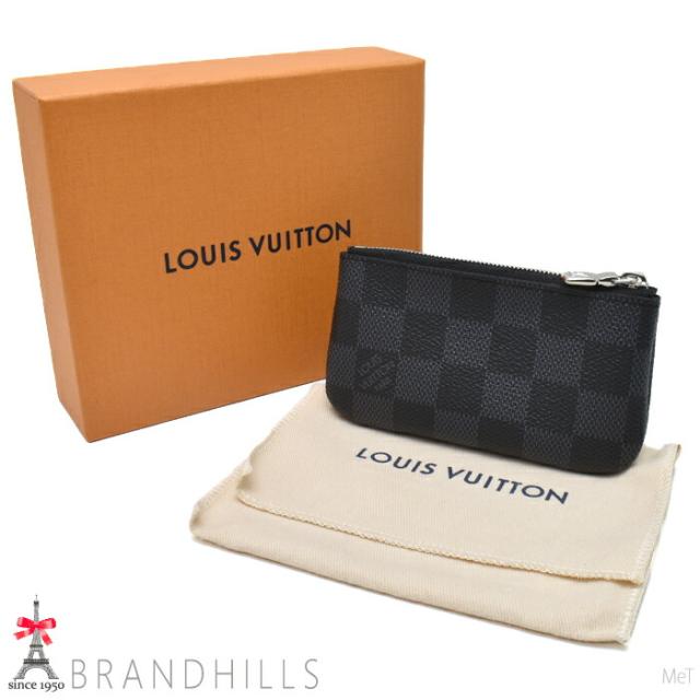 ルイヴィトン コインケース キーケース ポシェット クレ ダミエ グラフィット N60155 LOUIS VUITTON ほぼ未使用 