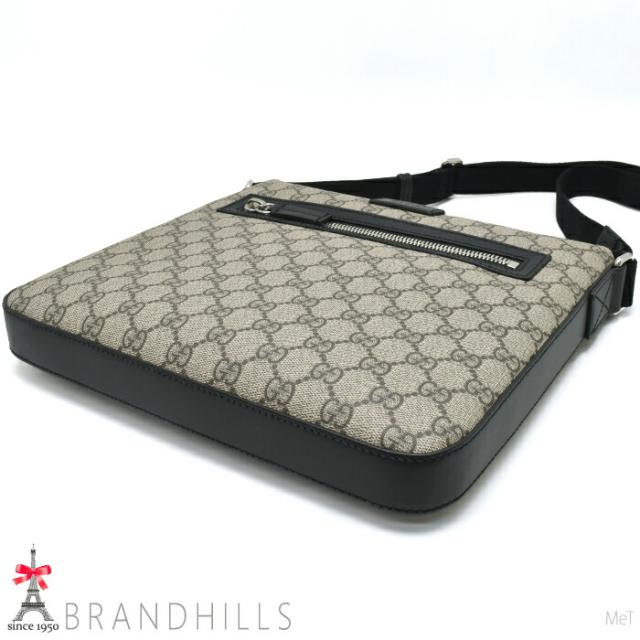グッチ ショルダーバッグ GGスプリーム ベージュ ブラック アウトレット メッセンジャー 779846 GUCCI 未使用品 【中古】_3