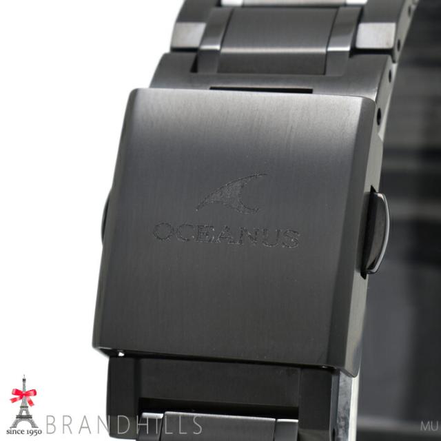 カシオ 腕時計 メンズ オシアナス GPSハイブリット ソーラー電波 チタン OCW-G1200B-1AJF CASIO 極美品 【中古】_9