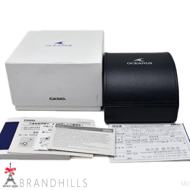 カシオ 腕時計 メンズ オシアナス GPSハイブリット ソーラー電波 チタン OCW-G1200B-1AJF CASIO 極美品 【中古】_2