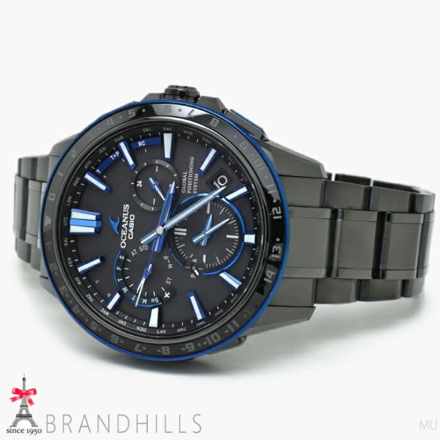カシオ 腕時計 メンズ オシアナス GPSハイブリット ソーラー電波 チタン OCW-G1200B-1AJF CASIO 極美品 【中古】_5