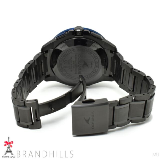 カシオ 腕時計 メンズ オシアナス GPSハイブリット ソーラー電波 チタン OCW-G1200B-1AJF CASIO 極美品 【中古】_6
