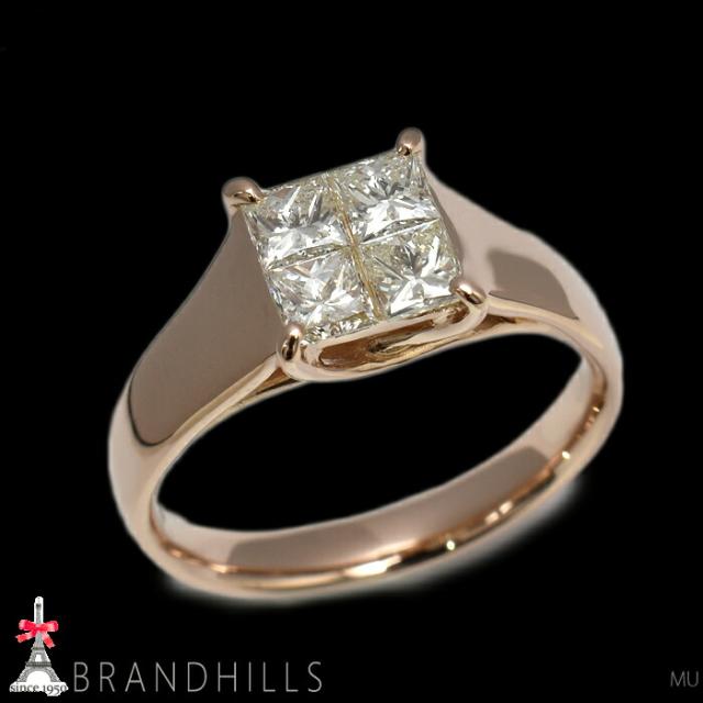 ダイヤモンド 0.70ct リング K18金 750PG ピンクゴールド指輪 #11.5 4.1g 極美品 【中古】_2