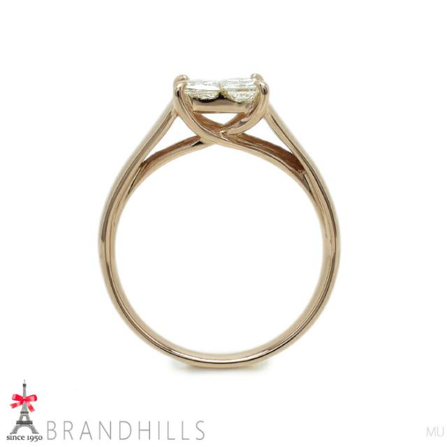 ダイヤモンド 0.70ct リング K18金 750PG ピンクゴールド指輪 #11.5 4.1g 極美品 【中古】_3