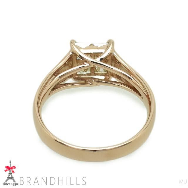 ダイヤモンド 0.70ct リング K18金 750PG ピンクゴールド指輪 #11.5 4.1g 極美品 【中古】_6