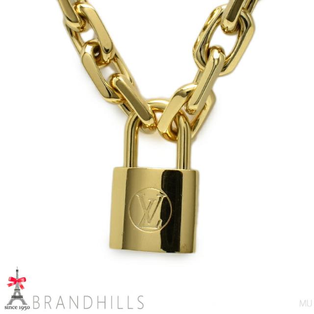 ルイヴィトン ネックレス LV エッジ カデナ メタル ゴールド GP(金メッキ） MP2993 LOUIS VUITTON 美品 【中古】_2