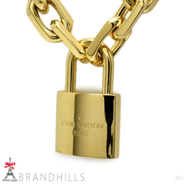 ルイヴィトン ネックレス LV エッジ カデナ メタル ゴールド GP(金メッキ） MP2993 LOUIS VUITTON 美品 【中古】_5