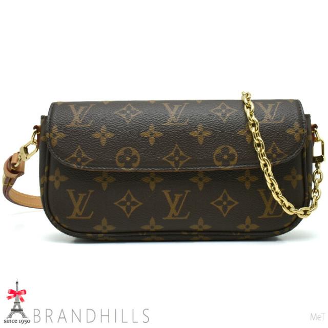 ルイヴィトン ショルダーバッグ ウォレット オン チェーン アイビー モノグラム M81911 LOUIS VUITTON ほぼ未使用 【中古】