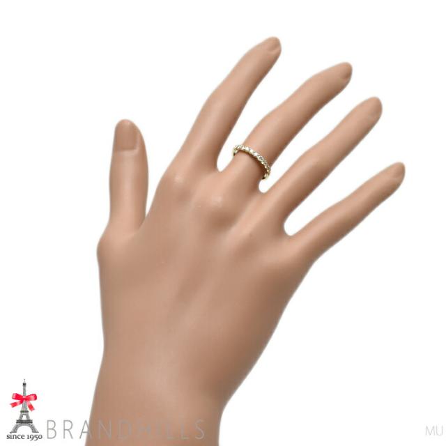 ダイヤモンド 0.32ct リング K18金 750YG イエローゴールド 指輪 #8 1.4g 美品 【中古】_1
