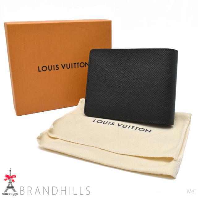 ルイヴィトン 札入れ 二つ折り ポルトフォイユ ミュルティプル タイガ ノワール M30531 LOUIS VUITTON 未使用品 【中古】_1