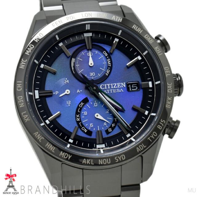 シチズン アテッサ ACT Line エコドライブ電波 HAKUTO-R コラボ AT8285-68Z H800-A1CN204 CITIZEN 極美品 【中古】_1