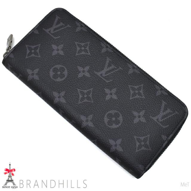 ルイヴィトン 長財布 ジッピーウォレット ホリゾンタル モノグラム エクリプス M11611 LOUIS VUITTON 極美品 【中古】_1
