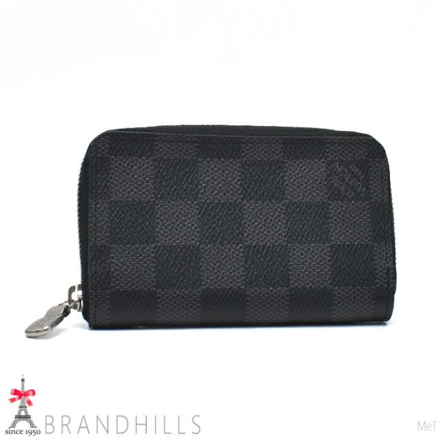 ルイヴィトン コインケース メンズ ジッピー コインパース ダミエ グラフィット N63076 LOUIS VUITTON 美品 【中古】_1